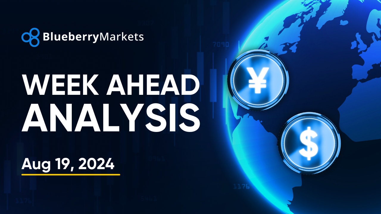 An image of a digital earth with Yen and Dollar symbols, illustrating the concept of Forex Weekly Trading Ideas: 19th August.