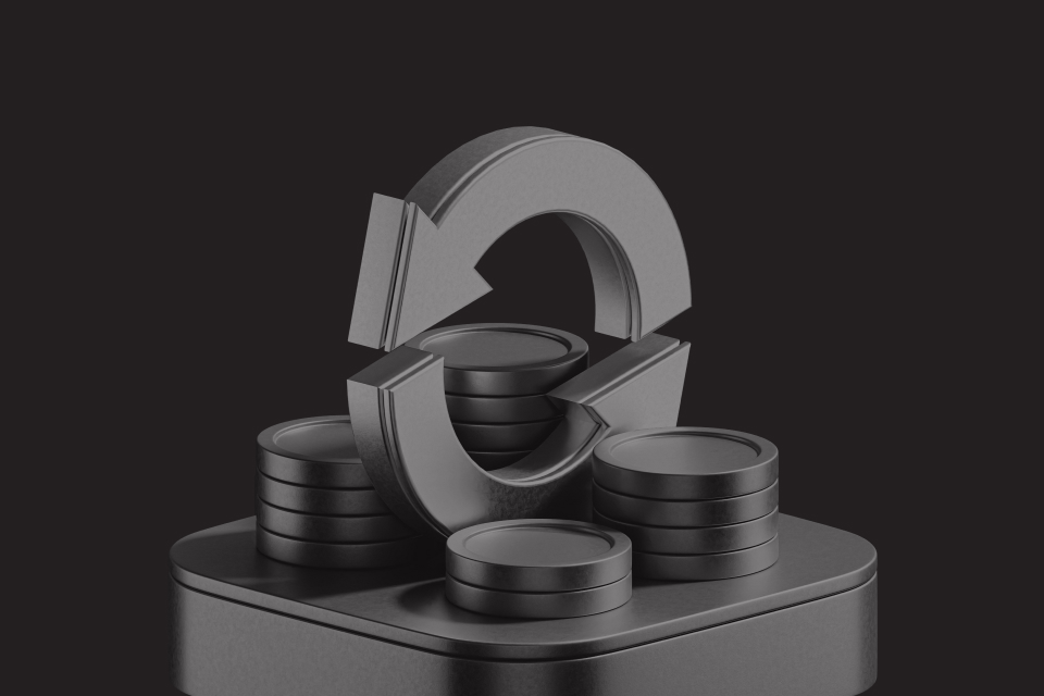 Forex Week Ahead Analysis: 16th December — a 3D image of grey stacked coins with a large circular arrow, illustrating currency market cycles and weekly analysis focus.