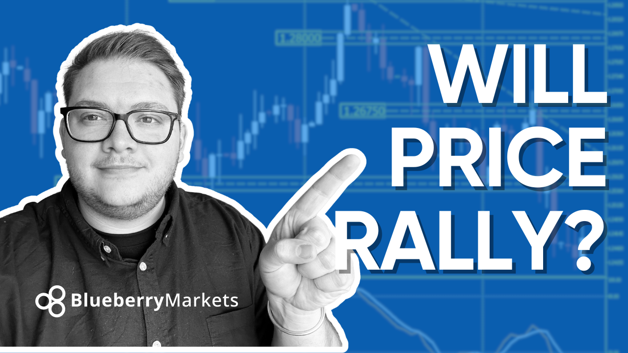 Promotional image from Blueberry Markets featuring Jonathan Kibbler with the text “Will price rally?”—illustrating “GBPUSD Traders Be Aware.”