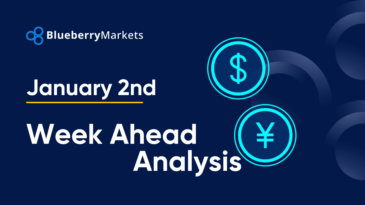 Forex Week Ahead Analysis: 2nd Jan | Technical Analysis featuring a digital globe with yen and dollar symbols.