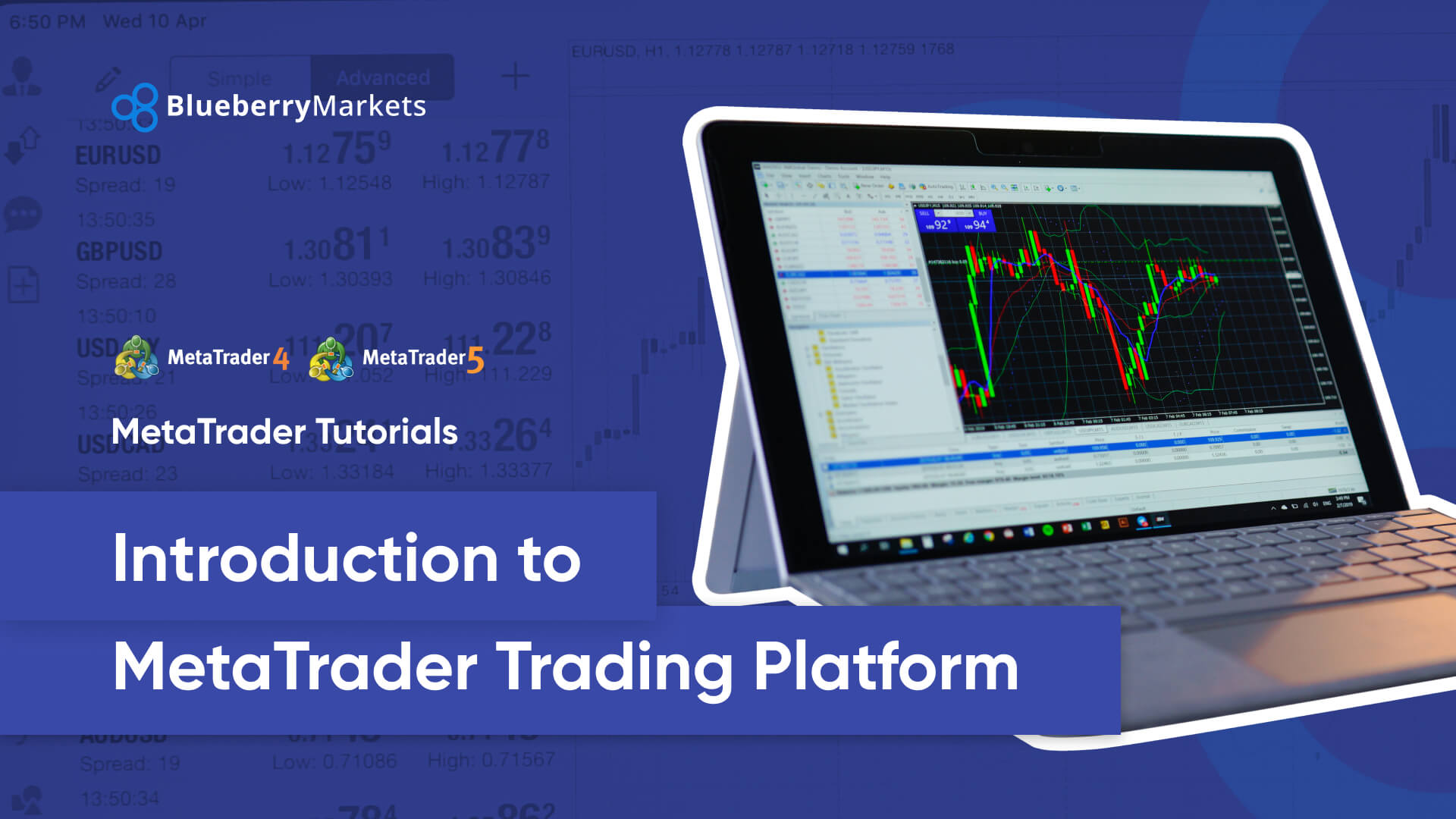 Introduction to MetaTrader trading platform